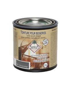 Teinture et vernis SAMAN, gris prestigieux, 236 ml