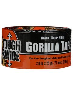 Adhesive Tape - Tough and Large - 3" x 30 yd - Black