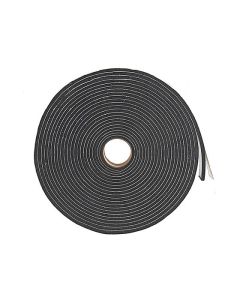 3/16'' X 1-1/4'' X 30' Camper Seal/Multi-Purpose Foam Tape Black