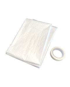 Trousse d'isolation pour fenêtre 42'' x 64'' 0.6 mil