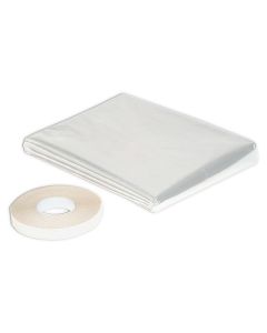 Trousse d'isolation pour fenêtre 64'' x 210'' 0.6 mil