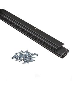 Contour de porte en vinyle avec ressorts ajustables 2x 82'' + 36'' brun