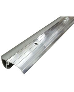 Seuil de porte butoir en aluminium avec insertion en vinyle 36'' gris