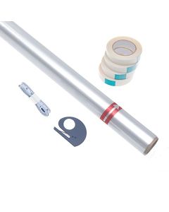 Trousse d'isolation pour fenêtre 64'' x 25' 0.9 mil
