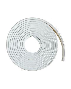 Ruban mousse en caoutchouc premium auto-adhésif 5/32'' x 11/32'' x 17' blanc