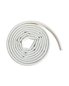 Ruban mousse en caoutchouc premium auto-adhésif 5/16'' x 11/32'' x 17' blanc