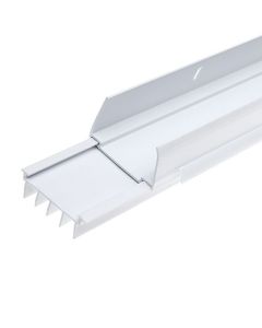 36'' Under Door Seal U-Shape Vinyl White