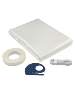 Trousse d'isolation pour fenêtre 2 x (42'' x 64'') 0.9 mil