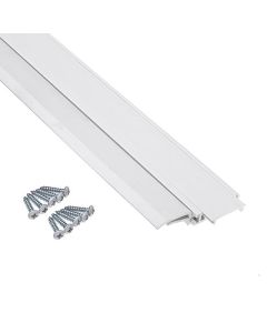 Contour de porte de garage en vinyle avec triple isolation 10' blanc