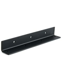 Metal Angle Brace - 10" X 1-3/8" X 1-3/8" - Black Matte