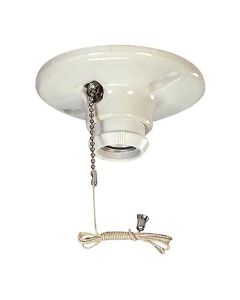Pull-Chain Ceiling Lampholder 250W - 250V 4"
