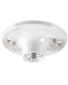 Douille de plafonnier sans interrupteur, 60 W, 250 V, 4 1/2" de diamètre