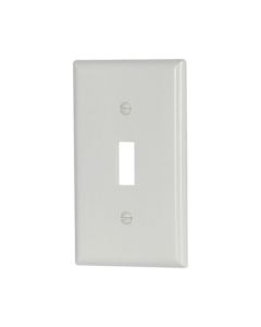 Toggle Switch Plate - White