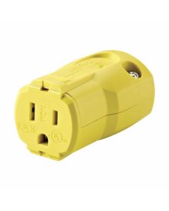 Connecteur lame droite, industriel, 15A, 125V