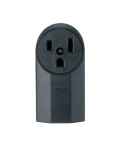 Prise de courant 50A noir 250V