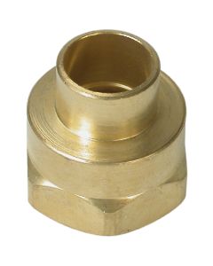 Female copper adapter. 1/2 in x 1/4 in.