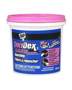 Plâtre à reboucher DryDex, indicateur de séchage, 946 ml, rose