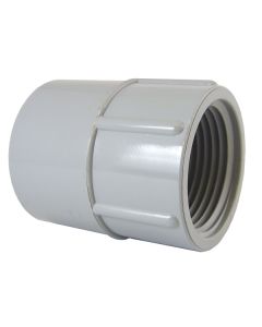 PVC hub adaptor 1 1/2"