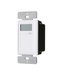 Minuterie murale numérique 15A-120V-1200W avec interrupteur intégré