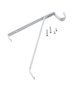 Shelf and Rod Support - White - 12 to 14 inches
