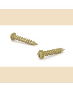 Vis béton Gold Seal+mèche , hex+rond, filet scorpion, 1/4" x 5" (25)