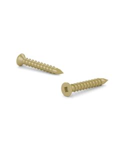 Gold Seal Concrete Screw+Bit, Flat, Square, Scorpion Trd 1/4" x 4" (6)