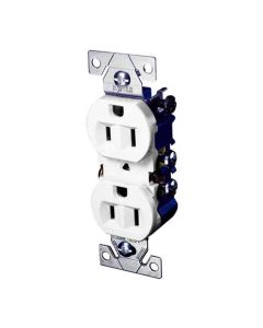 Prise duplex blanche (10)