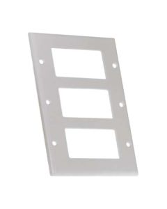 Triple "Decorator" Wall Plate White