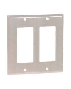 White Double Wall Plate