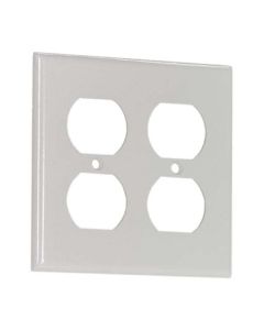 White Receptacle Wall Plate
