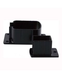 Supports d'attache murale, noir