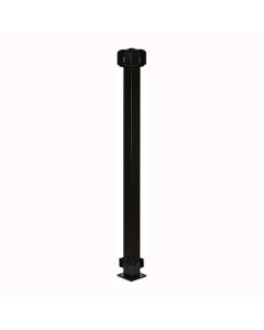 Poteau de coin de rampe, 2 1/4" x 42", noir
