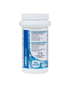 Pastilles de chlore stabilisé pour piscine, 3", 1 kg