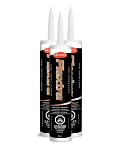 Flextra de Mulco, hydrofuge, blanc glacier, 300 ml, paquet de 3
