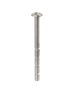 Break-Away Machine Screw - M4 x 2" - 12/PK - Zinc Plated