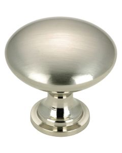 Boutons d'armoire Classique, nickel brossé, 10/paquet 30mm