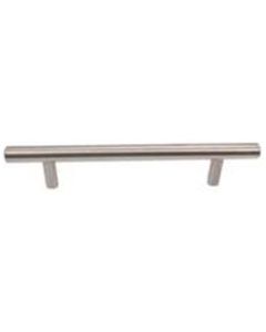 Roosevelt Contemporary Steel Pull - Brushed Nickel - 96mm