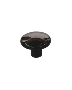 Villery Functional Plastic Knob - Black - 1-1/4"