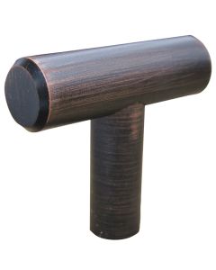 Metal Knob Brushed Oil-Rubbed Bronze 40mm