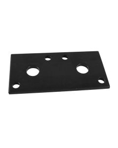 3" Flat Corner Plate
