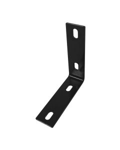 Équerre 3-1/8X3-1/8X1-1/2X1/8PO noire