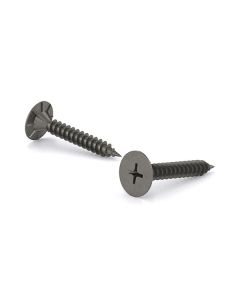 Cement Panel Screw, Wafer Head, Phillips, Fine Thread, #8 x 1-1/4" (500)