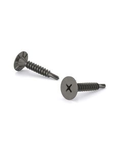 Cement Panel Screw, Wafer Head, Phillips, Fine Thread #8 x 1-5/8" (500)