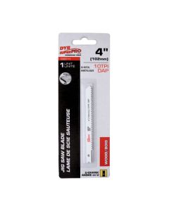 Bimetallic U-Shank Jig Saw Blade for Wood, 4" x 10 TPI