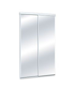 White sliding mirror door 60"x80 1/2"