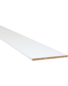 Melamine Shelf White 12"X8'