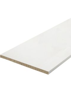 Tablette en mélamine BLANC 16"X8'
