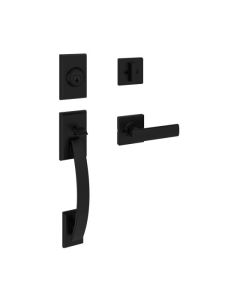 Poignée à clenche Tavaris / Breton de Weiser, noir mat