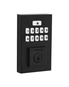 SmartCode Contemporary Keypad Electronic Lock - Matte Black