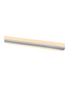 Coin extérieur papier+metal 90dg G1-U pour Gypse, argent, 3/4 po x 9 pi